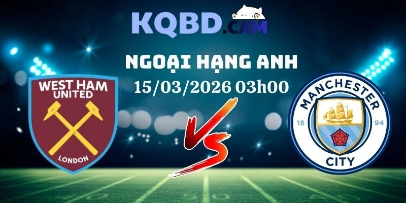 Kết quả West Ham vs Man City